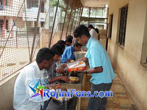 Superstar Rajinikanth 57th Birthday Celebration at Bangalore Blind School (2006)