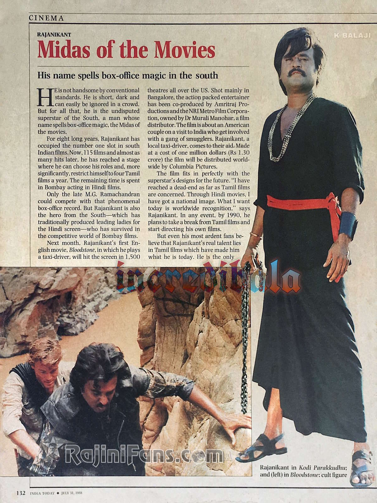 India Today 1988 article page 1