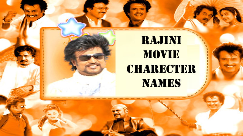 Superstar Rajinikanth iconic movie characters and roles collection