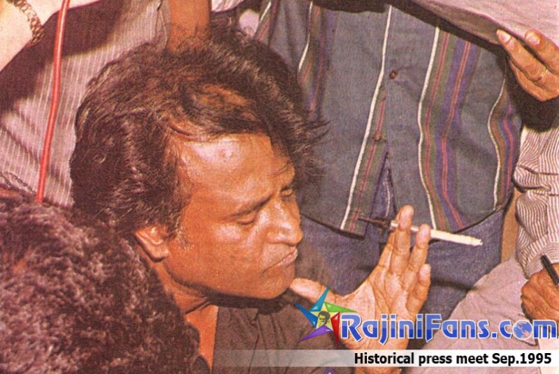 Rajinikanth 1993 press meet 1