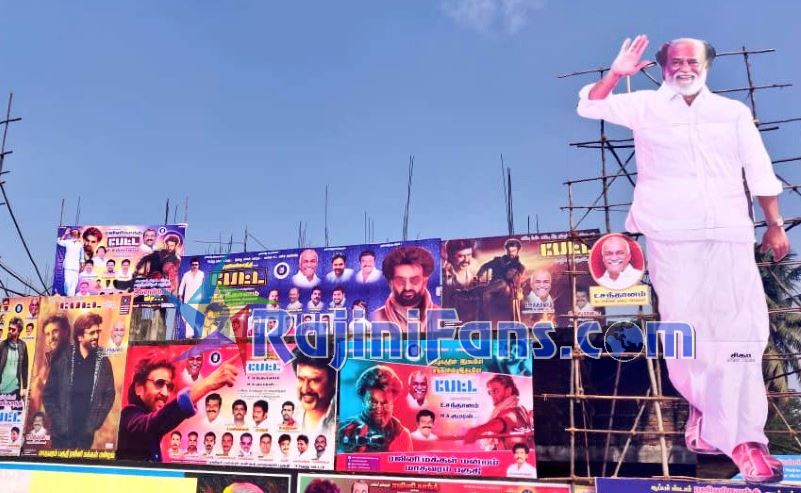 Superstar Rajinikanth Cinema Cut Out and Rajinikanth Banner Photos - Rajinifans.com photo 16