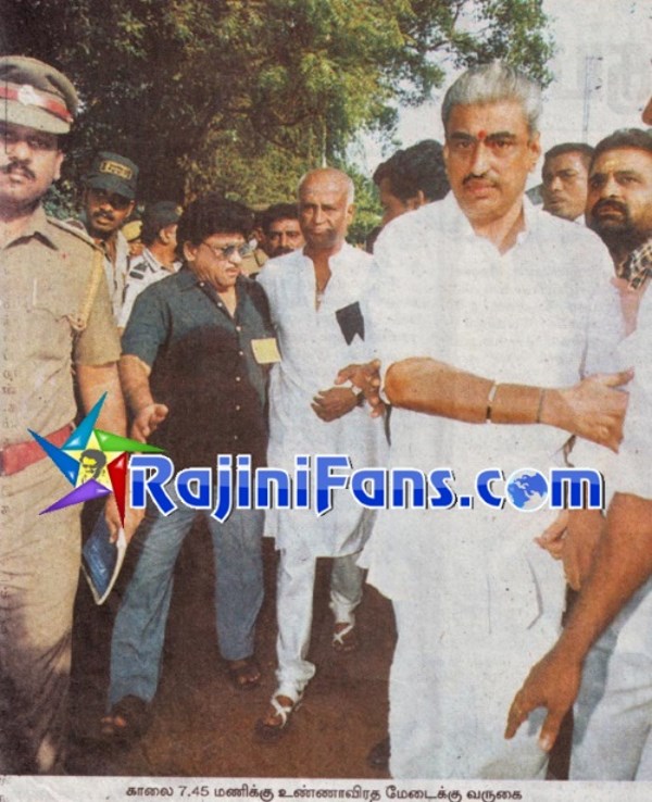 Superstar Rajinikanth fast for Cauvery Water in 2002 - Part 1 - Rajinifans.com photo 11