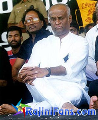 Superstar Rajinikanth fast for Cauvery Water in 2002 - Part 2 - Special Moment Photos - Rajinifans.com photo 54