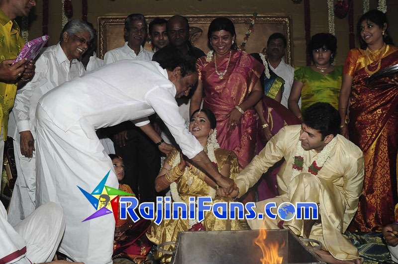 Rajinikanth at Jayam Ravi wedding function 2008