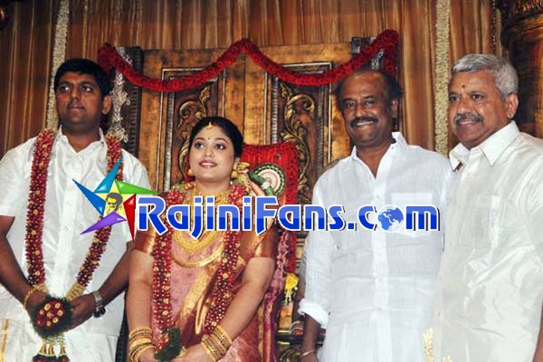 Rajinikanth at Kalyanam son wedding