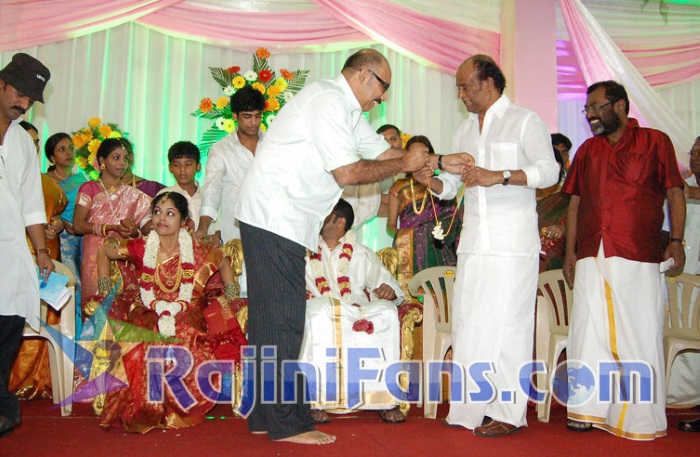 Superstar Rajinikanth at Celebrity Wedding Functions (Part 5) - Rajinifans.com