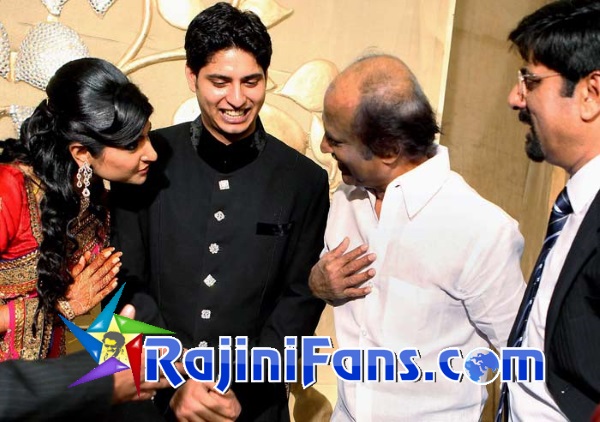 Superstar Rajinikanth blesses Srikanth son at wedding