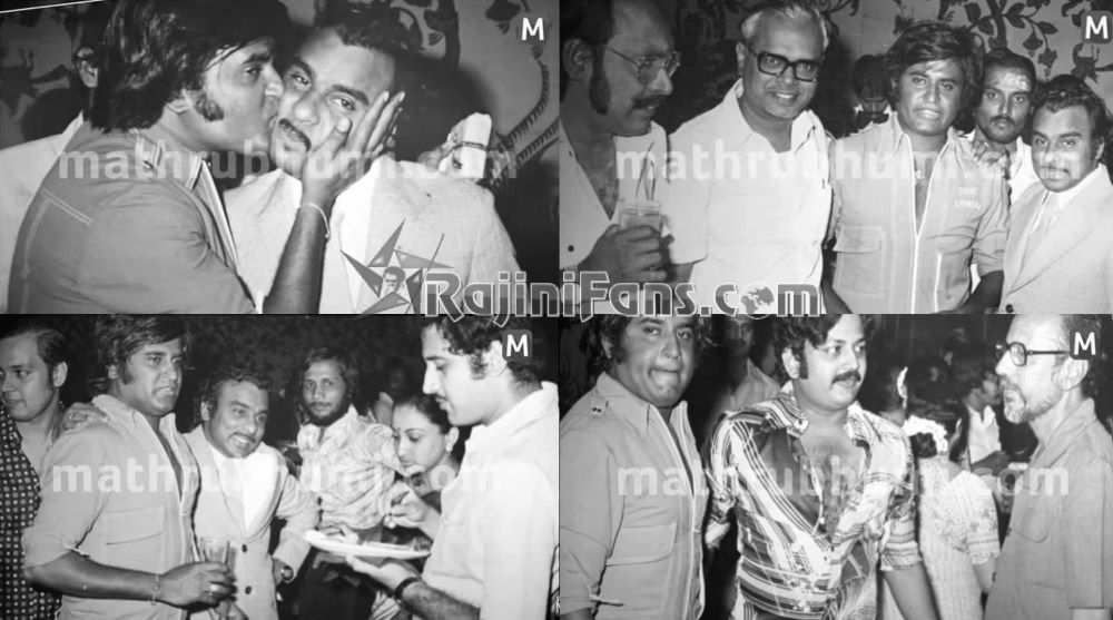 Superstar Rajinikanth blesses IV Sasi and Seema at wedding