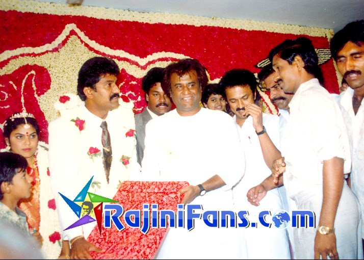 Rajinikanth at Napoleon wedding function 1993