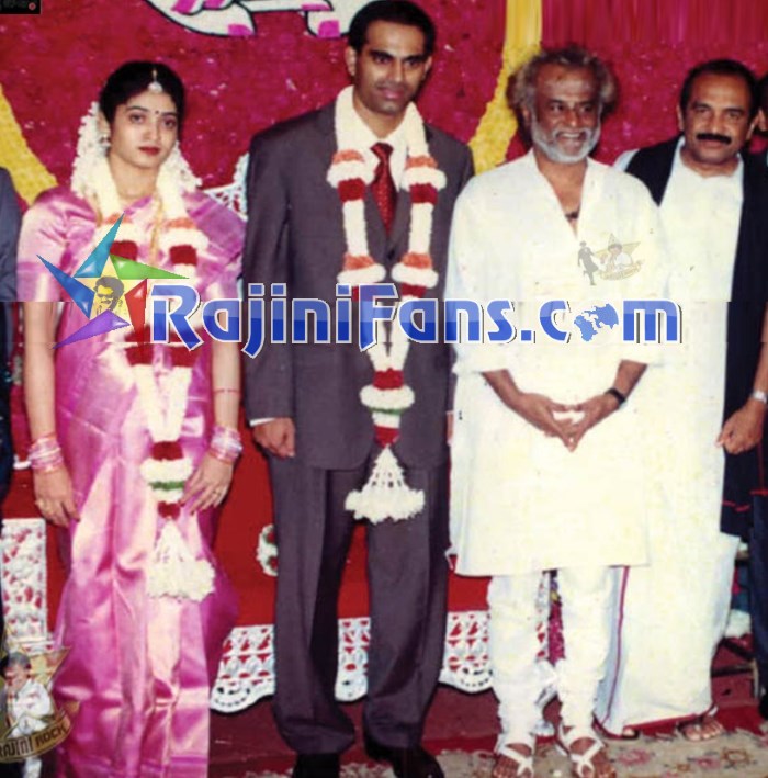 Rajinikanth at Vaiko family wedding reception