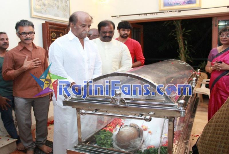 Superstar Rajinikanth pays tribute to KB