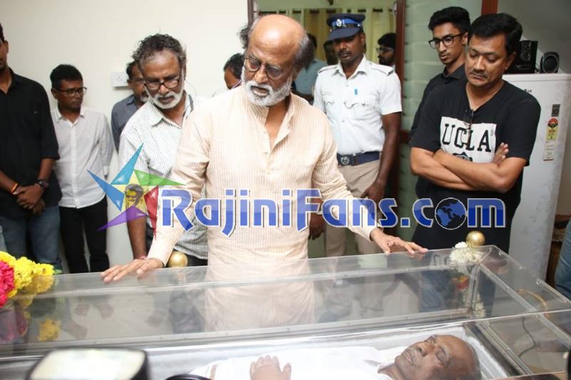 Rajinikanth pays respects to director Mahendran