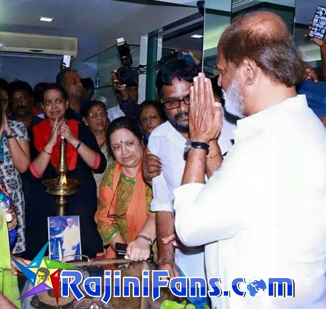 Rajinikanth at M.S. Viswanathan condolence