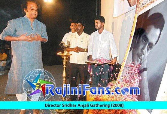 Rajinikanth at director Sridhar condolence