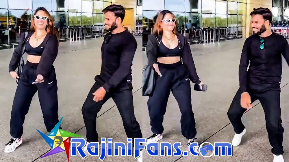 Kaavalaa song dance trending in social media worldwide - Rajinifans.com