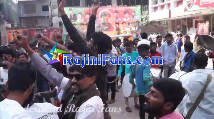 Petta FDFS in Hyderabad (Telangana)