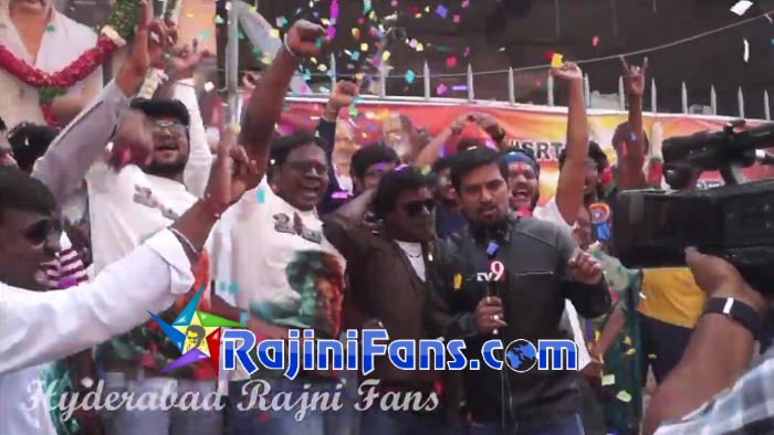 Petta FDFS in Hyderabad (Telangana)