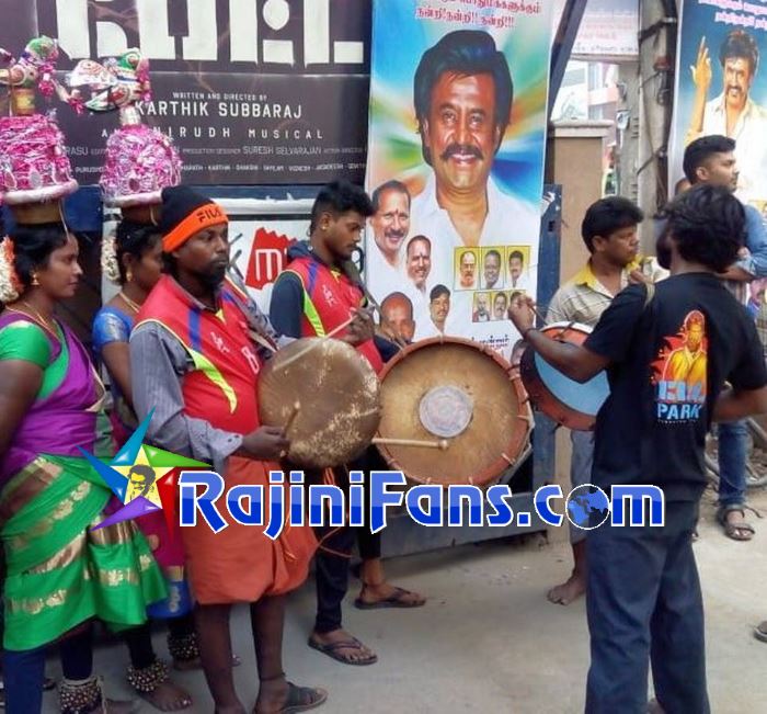 Petta FDFS in Bangalore (Karnataka)