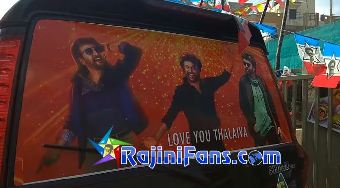 Petta FDFS in Bangalore (Karnataka)