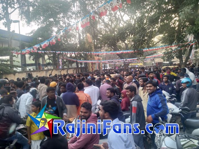 Petta FDFS in Bangalore (Karnataka)