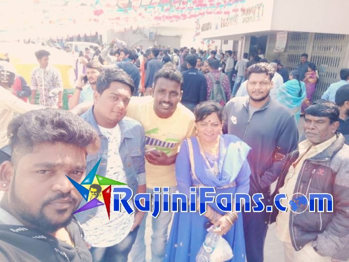 Petta FDFS in Bangalore (Karnataka)