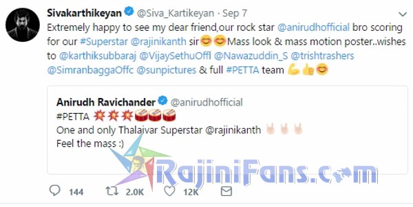 Petta Movie First Look Motion Poster