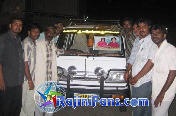 Sivaji The Boss Movie 100 Days Celebrations by Fans at Chennai, Trichy, Nellai and Salem