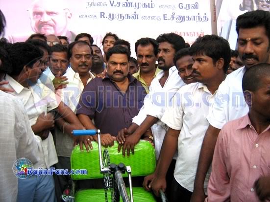 Sivaji The Boss Movie 100 Days Celebrations by Fans at Chennai, Trichy, Nellai and Salem