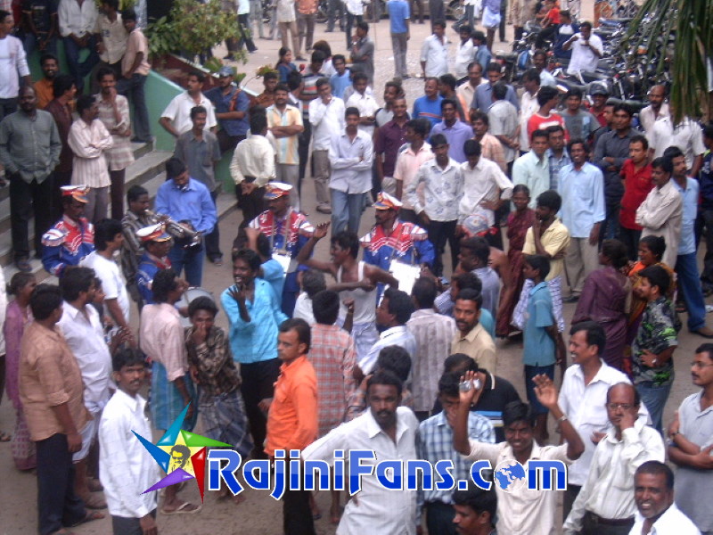 Fans' Celebration for Sivaji Movie 50th day at Albert Theater, Chennai