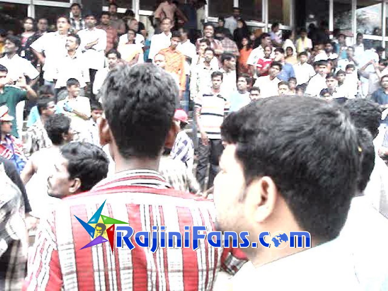Fans' Celebration for Sivaji Movie 50th day at Albert Theater, Chennai