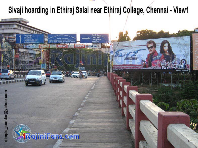 Sivaji Hoardings in Chennai