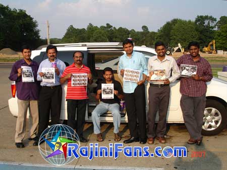 USA : Sivaji The Boss FDFS Celebrations