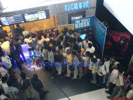 Other States in India : Sivaji The Boss Movie FDFS Celebrations