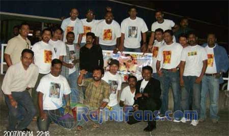USA : Sivaji The Boss FDFS Celebrations