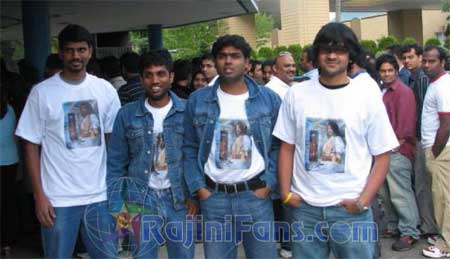 USA : Sivaji The Boss FDFS Celebrations