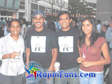 USA : Sivaji The Boss FDFS Celebrations