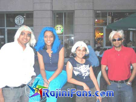 USA : Sivaji The Boss FDFS Celebrations