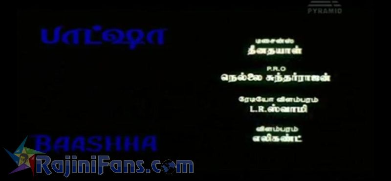 Baasha Movie Title Card Collections Title Card 26