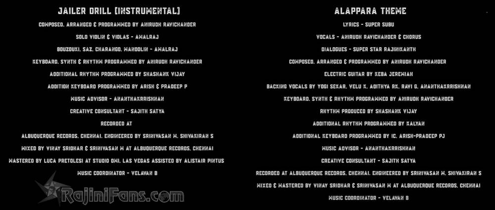 Jailer Movie Title Card Collections Title Card 23