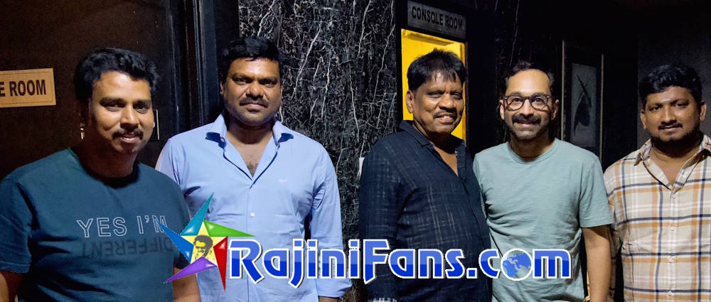 Artists Dubbing for Vettaiyan Movie