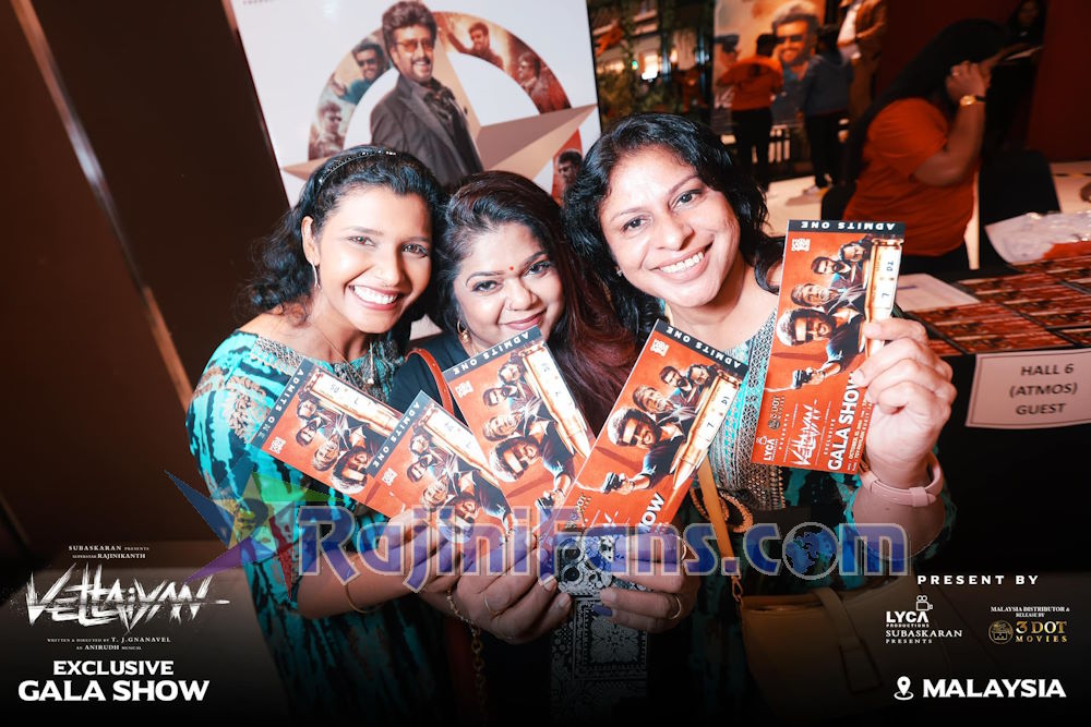 Malaysia & Singapore Vettaiyan Movie Celebrations