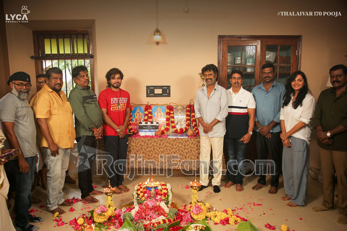 Vettaiyan Movie Poojai