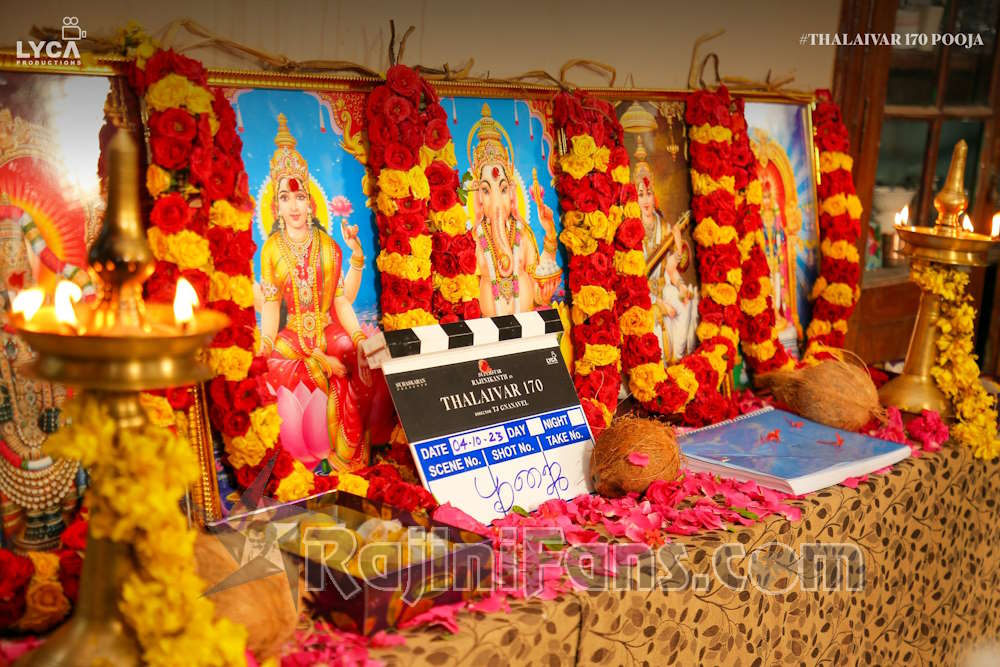 Vettaiyan Movie Poojai