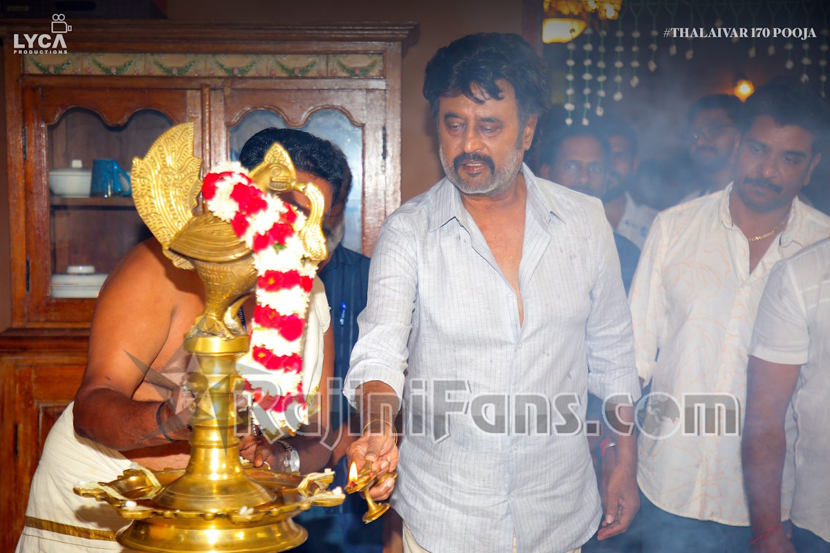 Vettaiyan Movie Poojai