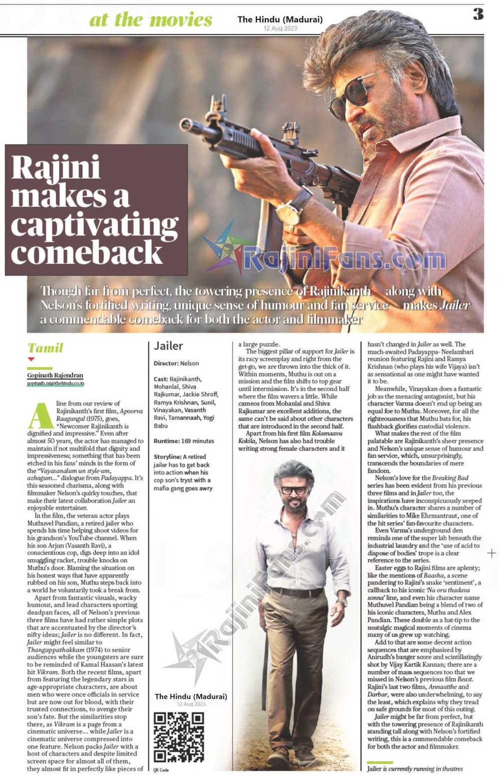 Rajinikanth jailer 6