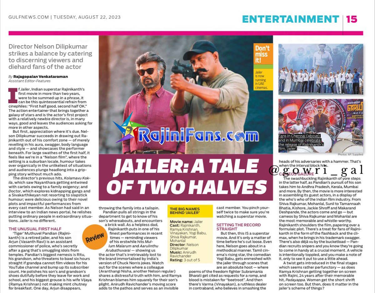 Rajinikanth jailer 7