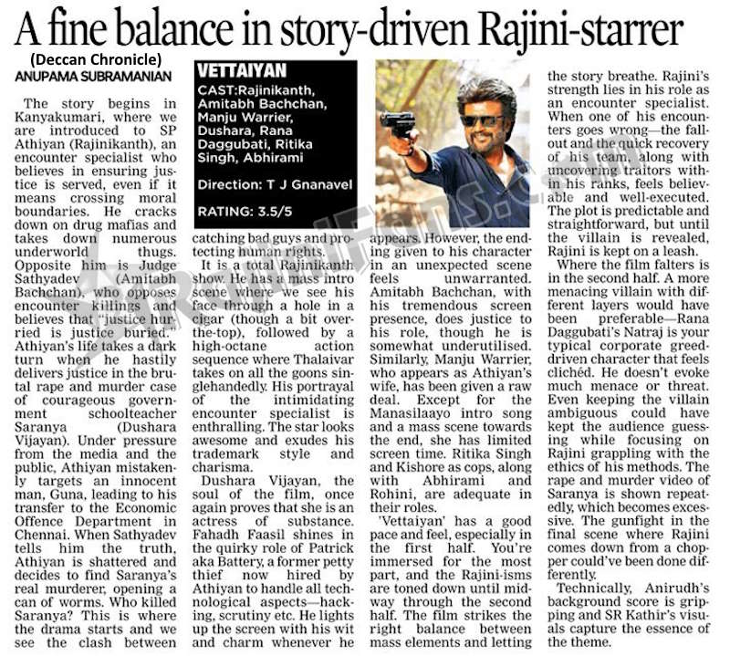 Rajinikanth vettaiyan 4